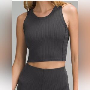 NWT lululemon softstreme ribbed crop tank